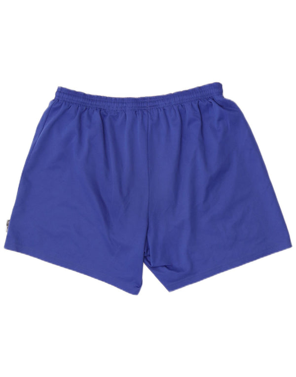 Męskie spodenki sportowe Adidas UK 36, duże, niebieskie, poliestrowe