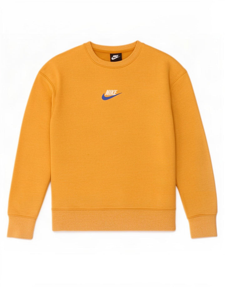 Męska bluza dresowa Nike, mała, żółta, bawełniana