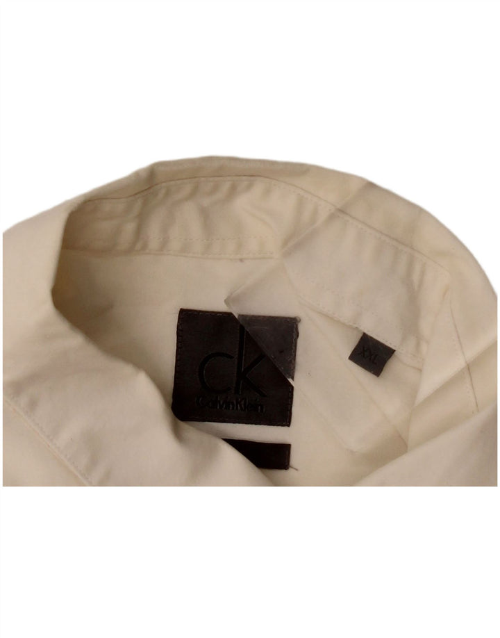 Koszula męska Calvin Klein 2XL w kolorze złamanej bieli