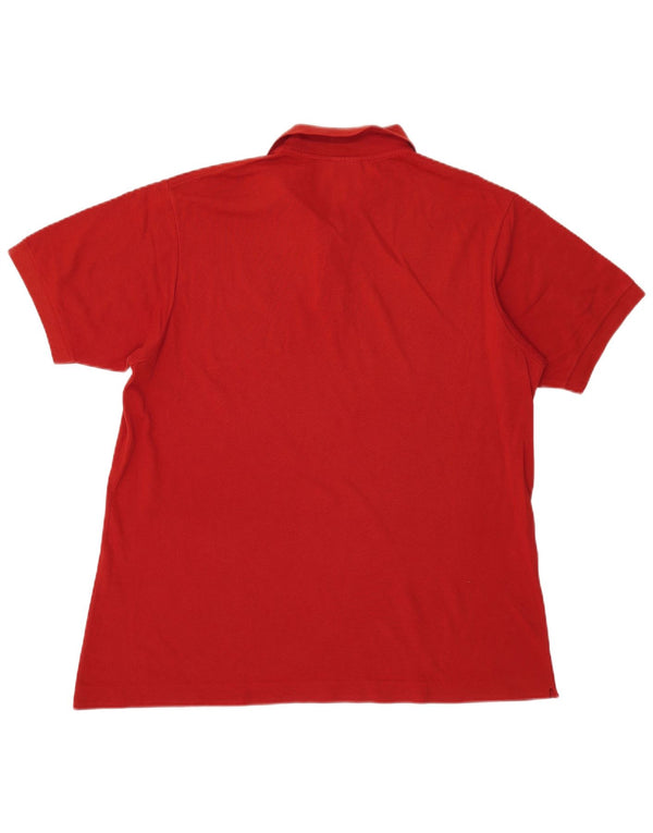 Męska koszulka polo Lacoste, rozmiar 6, XL, czerwona, bawełniana