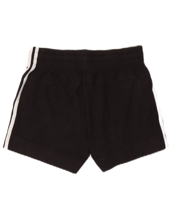 Damskie spodenki sportowe Adidas UK 4/6 XS, czarne, bawełniane
