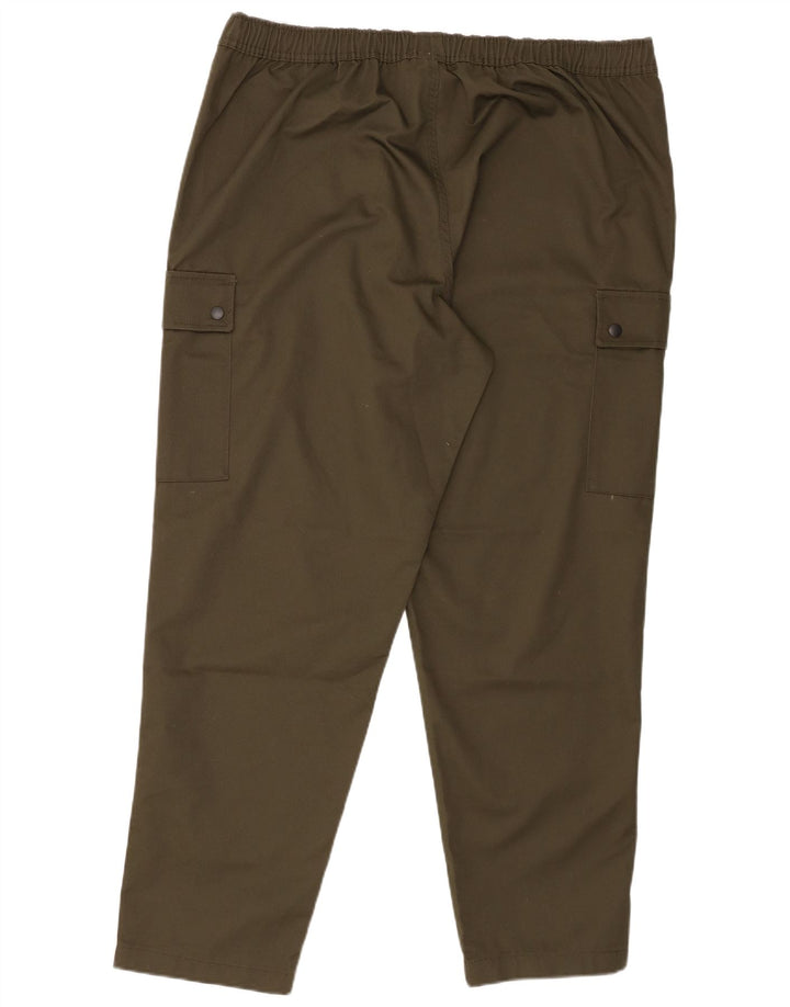 Męskie proste spodnie cargo Jack & Jones 3XL W46 L31 Khaki Poliester