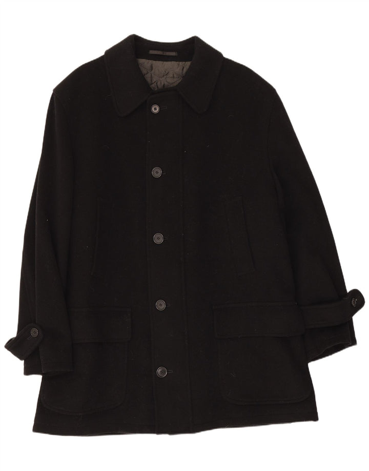 Płaszcz męski Pierre Cardin IT 50, duży, czarny, wełniany
