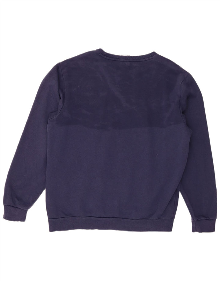 Męska bluza z grafiką Puma, duża, granatowa, bawełniana