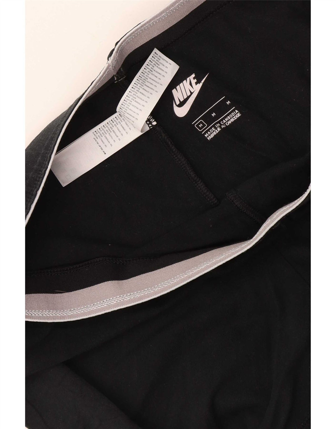 Legginsy damskie Nike UK 12, średnia czarna bawełna