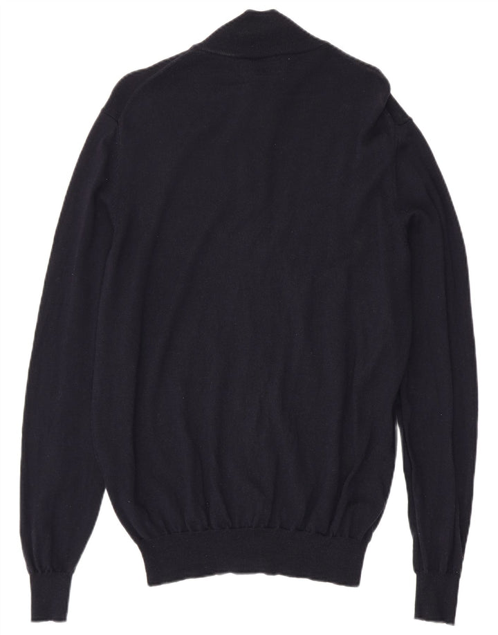 Sweter męski Trussardi, duży, granatowy, wełniany