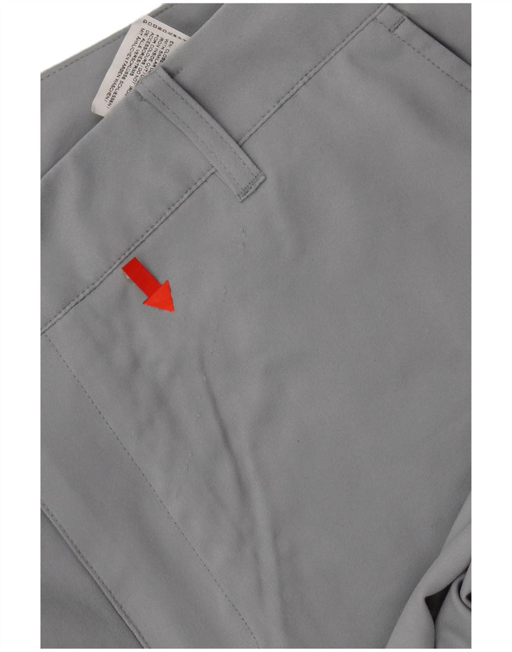 Męskie spodnie Chino Puma W34 L32 Szary poliester