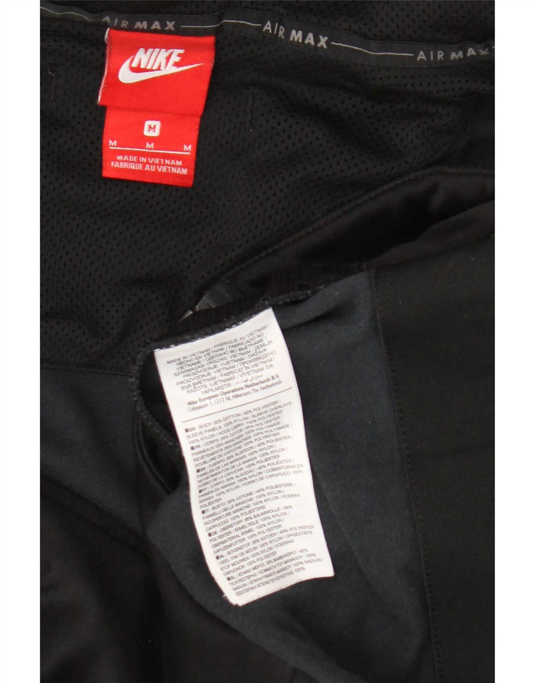 Męska bluza dresowa z kapturem i grafiką Nike, średnia czarna, bawełniana