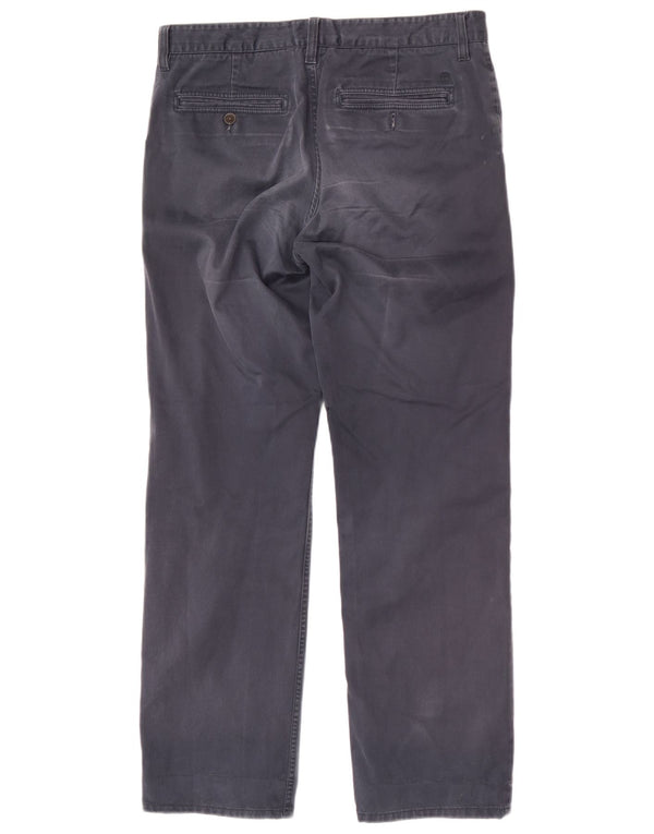 Męskie proste spodnie Chino Timberland W34 L31 Granatowa bawełna