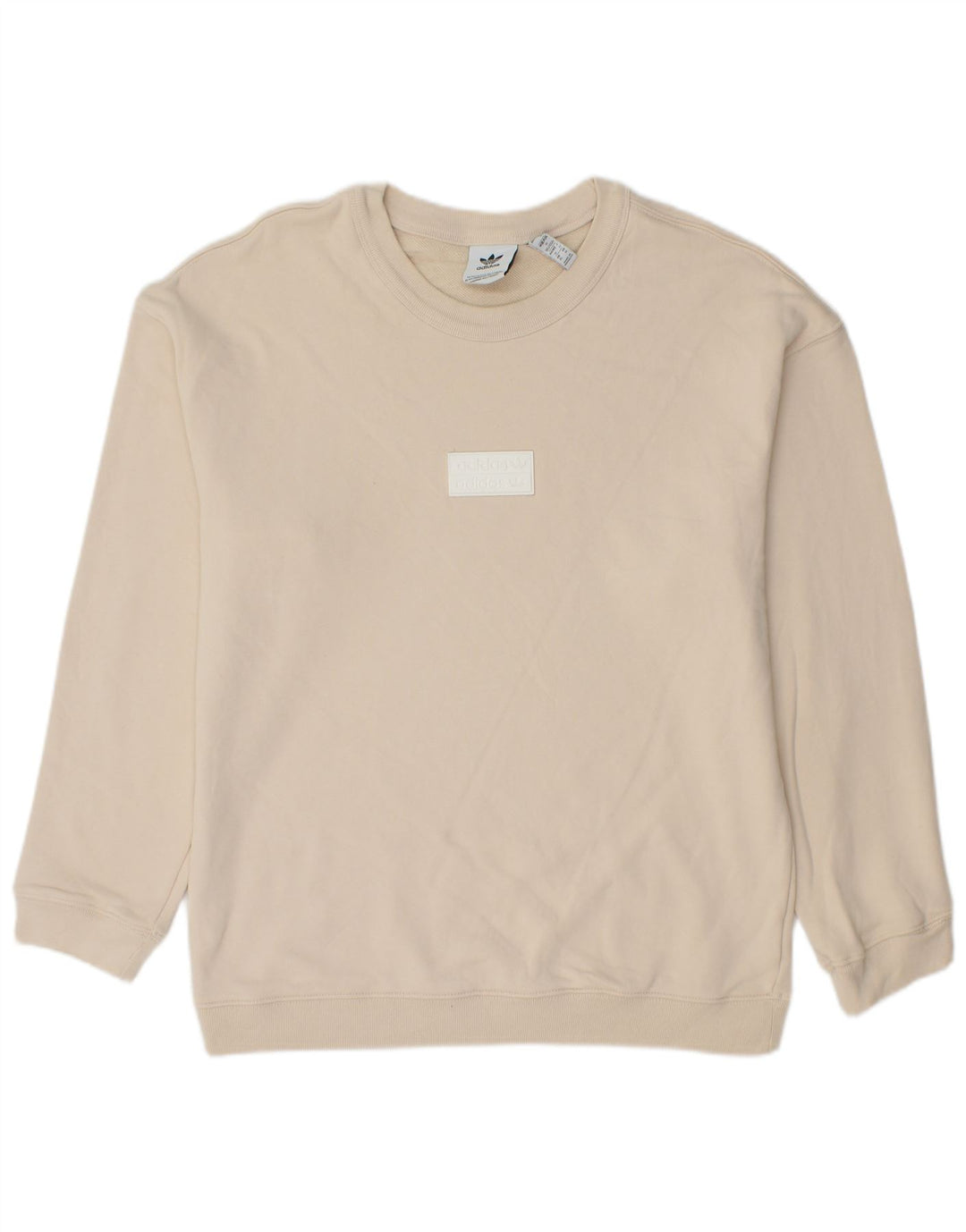 Męska bluza ADIDAS Sweter Średniej Białej Bawełny