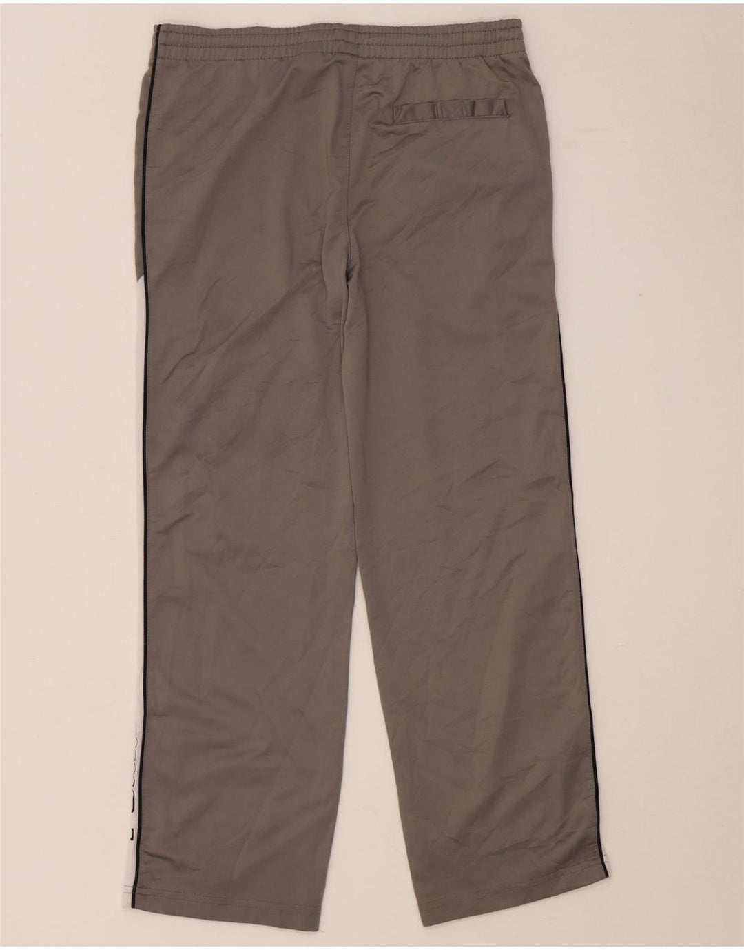 Chłopięce spodnie dresowe Puma z grafiką 9-10 lat, średnioszare, z blokami kolorów