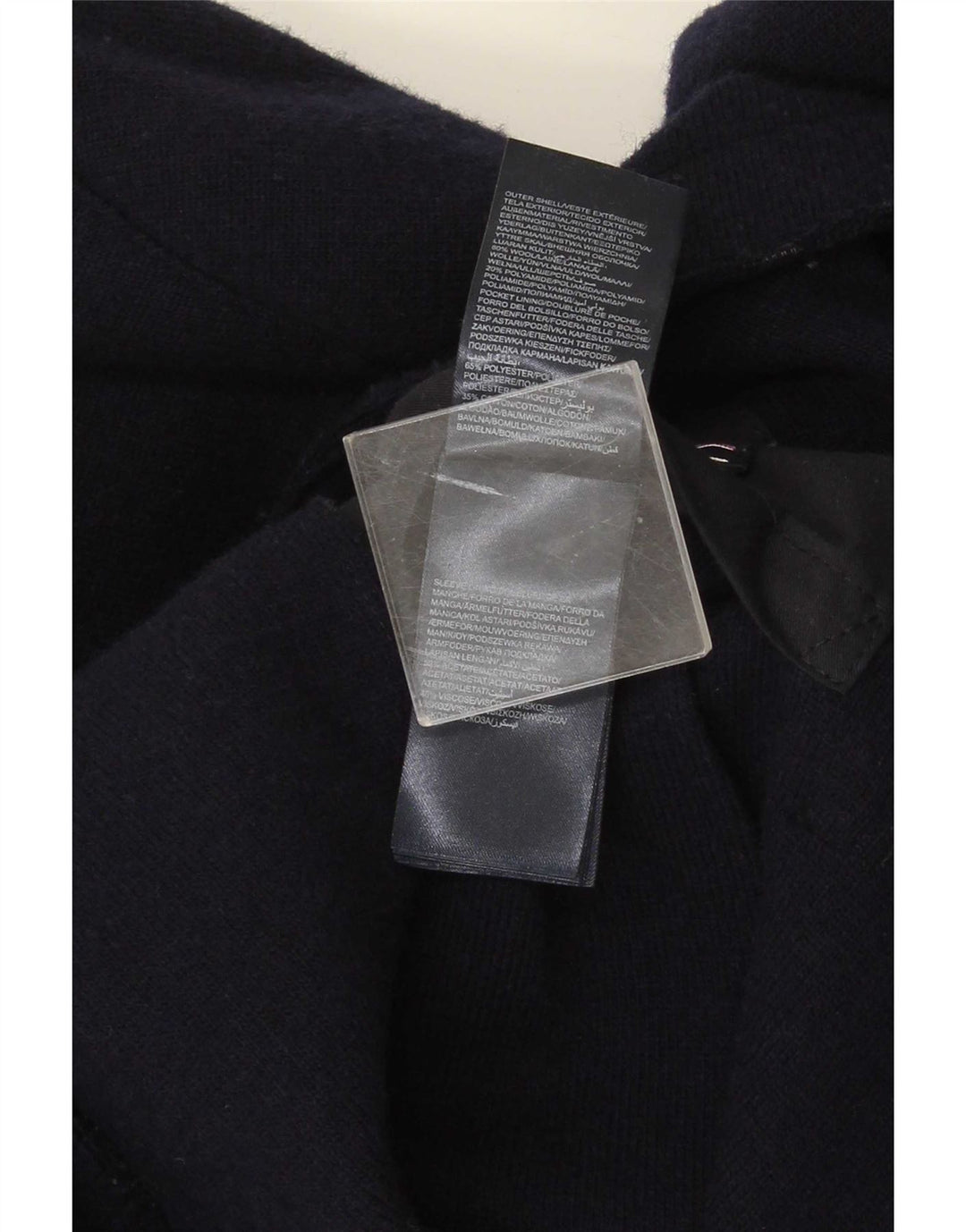 Męska marynarka zapinana na 3 guziki Tommy Hilfiger IT 54 2XL Granatowa wełna