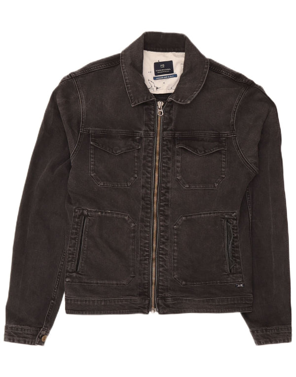 Damska kurtka dżinsowa Scotch & Soda UK 16, duża, szara, bawełniana