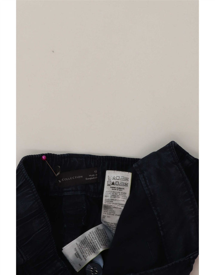 Damskie spodnie cargo Marks & Spencer UK 12 Medium W32 L27 Granatowe