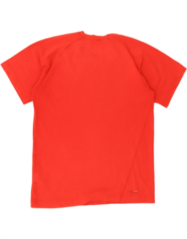 ADIDAS Mens Graphic T-Shirt Top Small Red Cotton Vintage Adidas and Second-Hand Adidas from Messina Hembry 