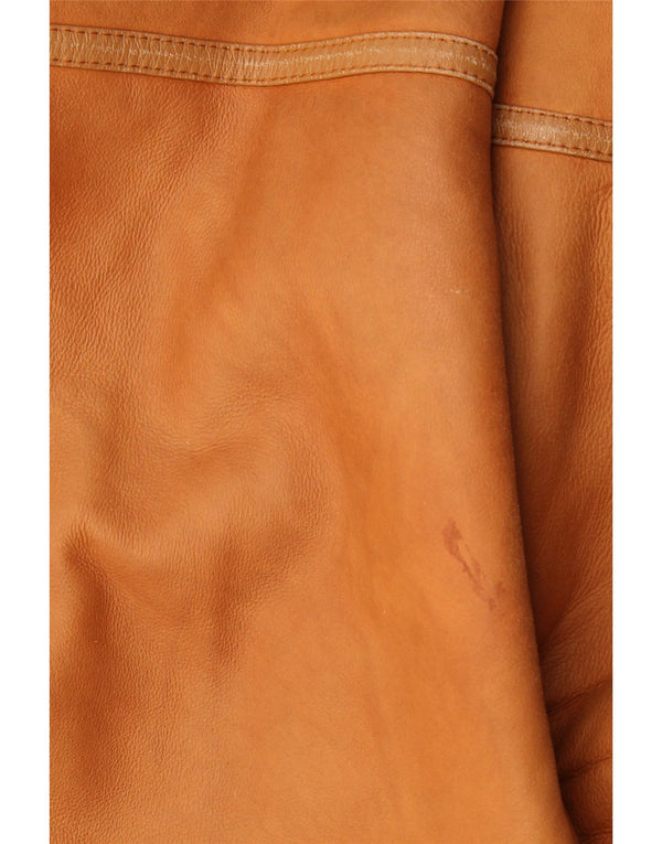 Vintage męska kurtka Shearling UK 36 Small Brown Shearling