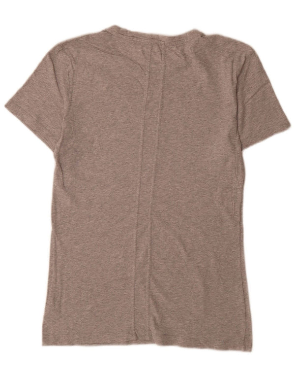 Damska koszulka graficzna Calvin Klein Jeans Top UK 14 Medium Grey Flecked