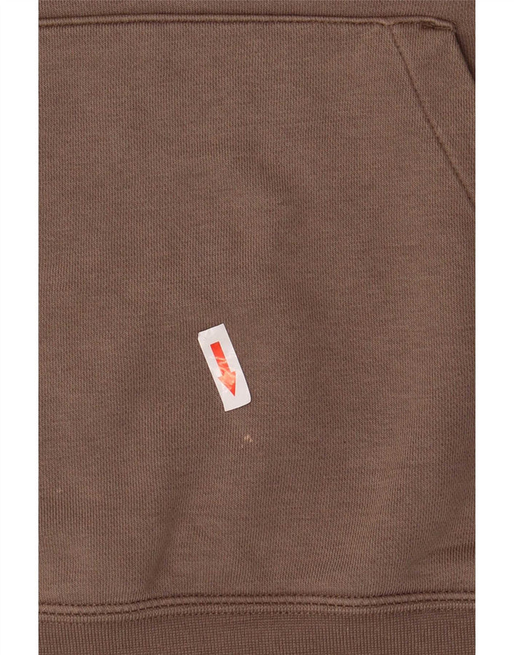 Męski sweter z kapturem Nike, duży, brązowy, bawełniany