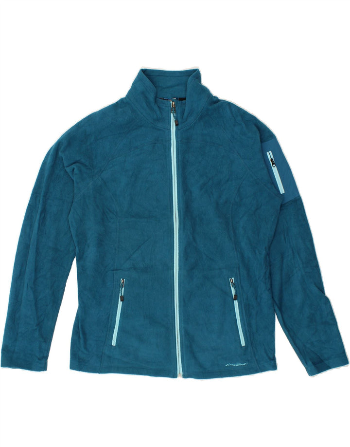 EDDIE BAUER Womens Fleece Jacket UK 18 XL Blue Polyamide Vintage Eddie Bauer and Second-Hand Eddie Bauer from Messina Hembry 