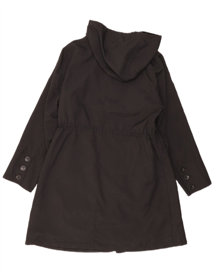 Damska kurtka parka z kapturem Marks & Spencer UK 18 XL, czarna, poliester