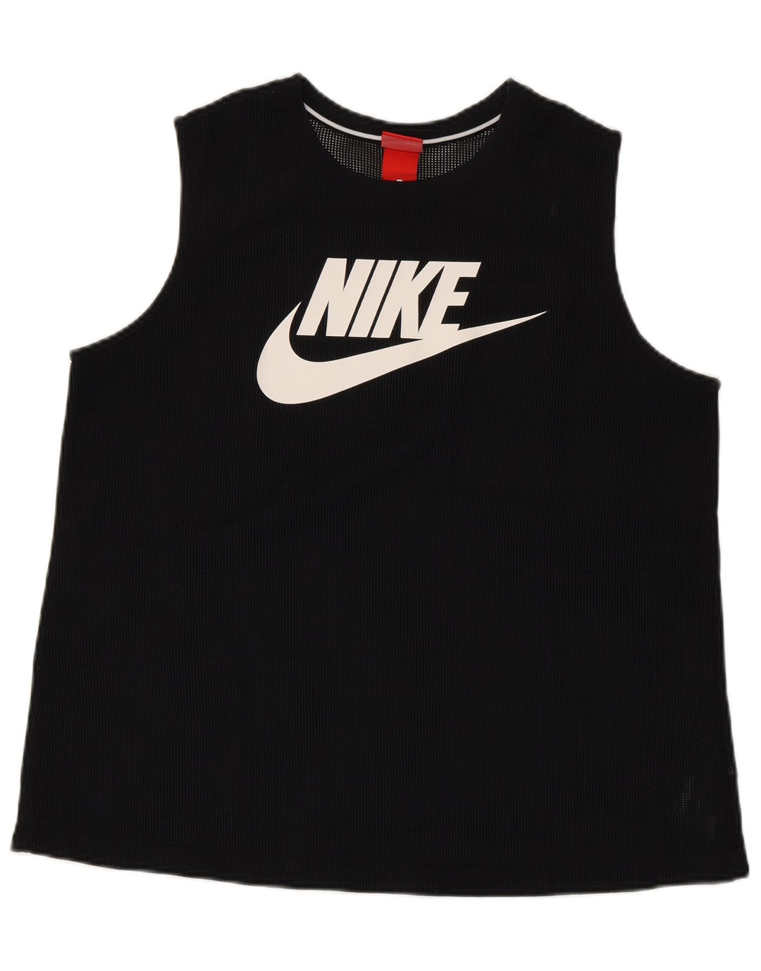 Męska kamizelka z grafiką Nike, duża, czarna, poliestrowa