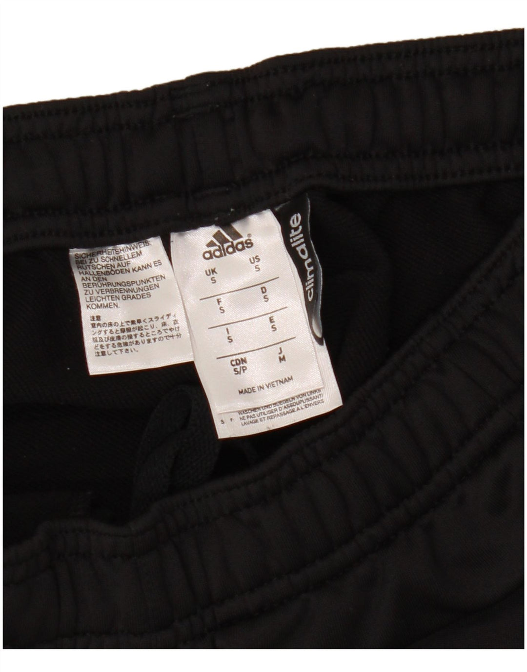 Męskie spodenki sportowe Adidas Climalite Bermudy, małe, czarne, poliestrowe