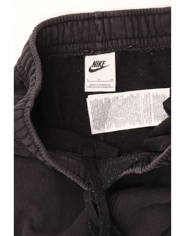 Męskie spodnie dresowe Nike Cargo, małe, czarne, bawełniane