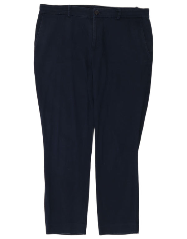 Spodnie damskie Ralph Lauren o krótkim kroju US 8 Medium W32 L25 Granatowe