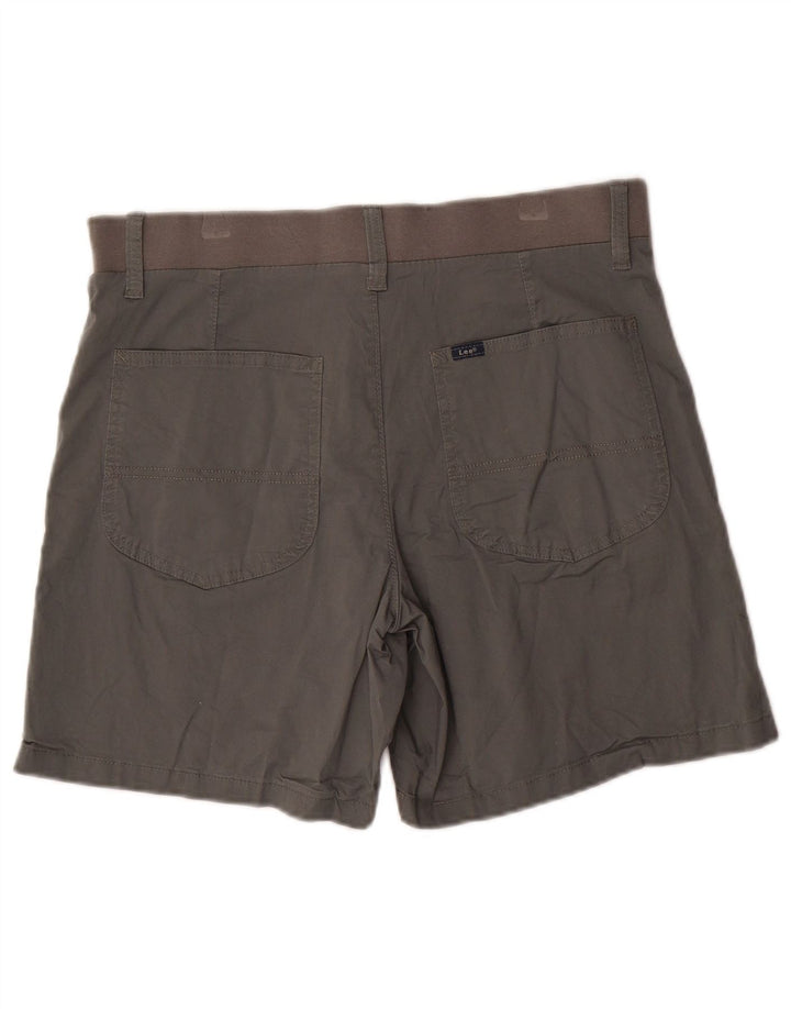 Damskie spodenki Chino LEE, duże, W34, bawełna khaki