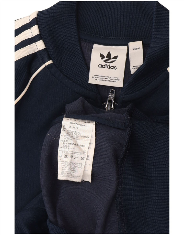 Adidas Męska bluza dresowa, średnia granatowa, poliester