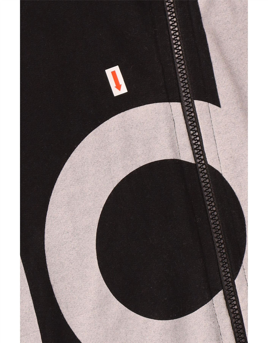 Adidas Męska bluza dresowa z grafiką, mała czarna, bawełniana z blokami kolorów