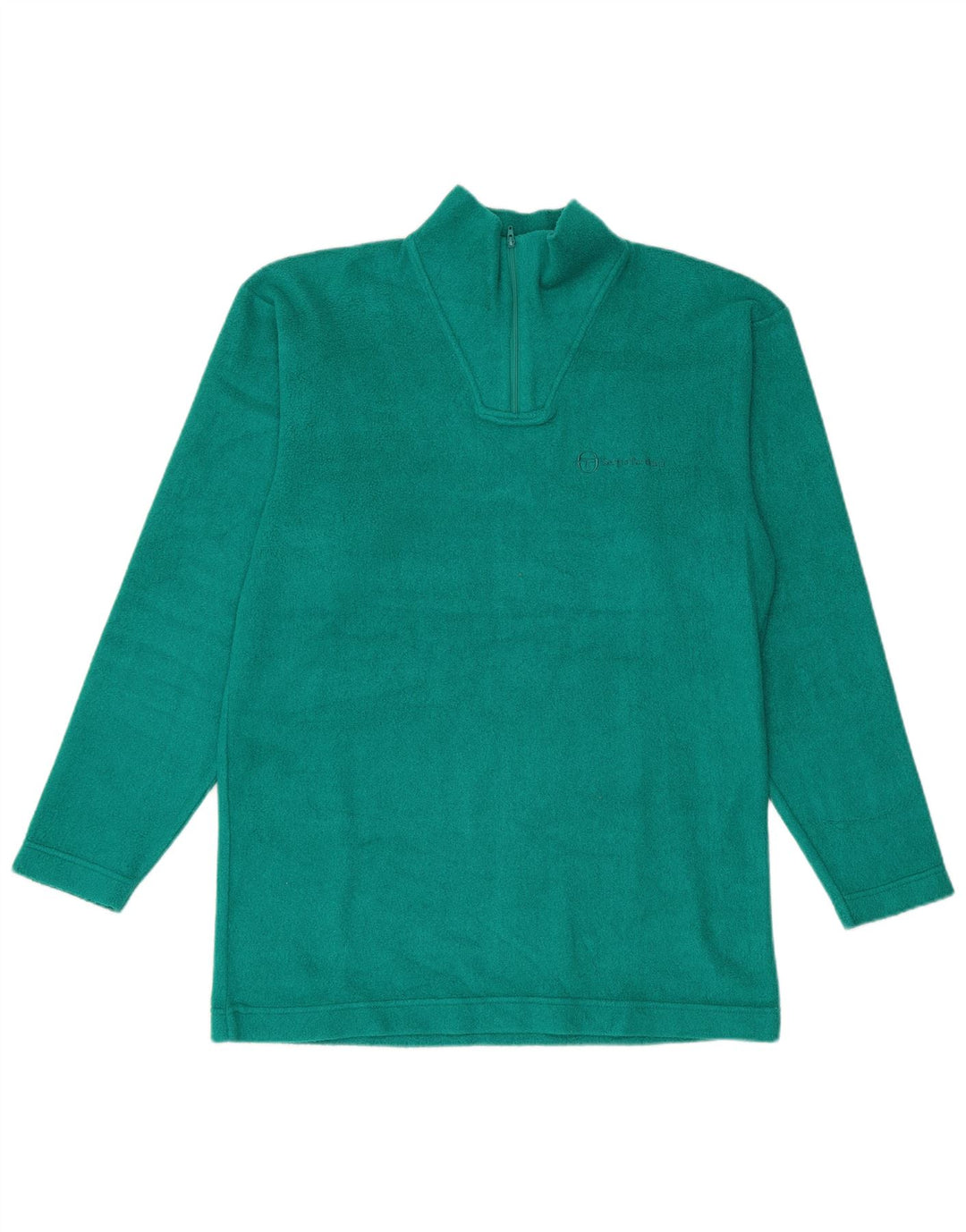 Męski sweter polarowy Sergio Tacchini z zamkiem błyskawicznym XL, zielony, poliestrowy