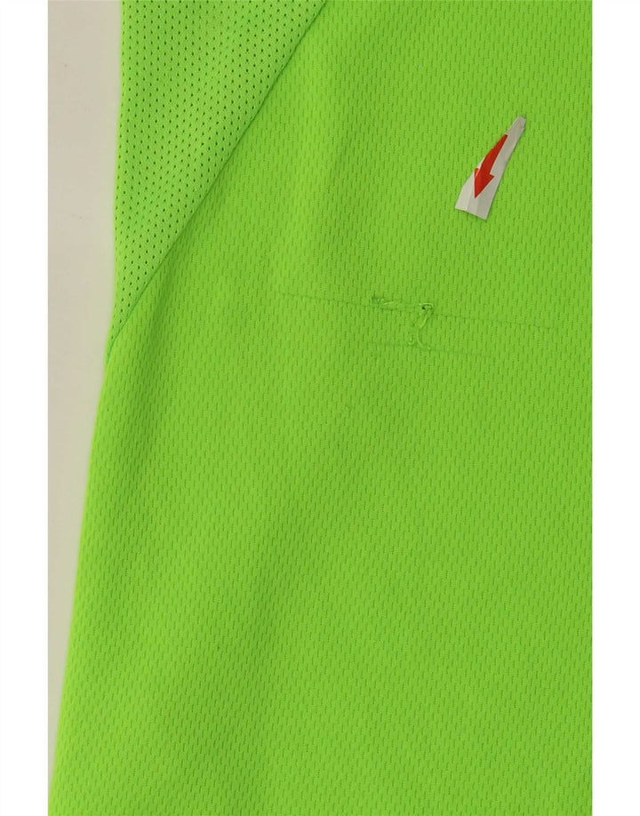 Męska koszulka Nike Dri Fit Top z poliestru w kolorze średniej zieleni