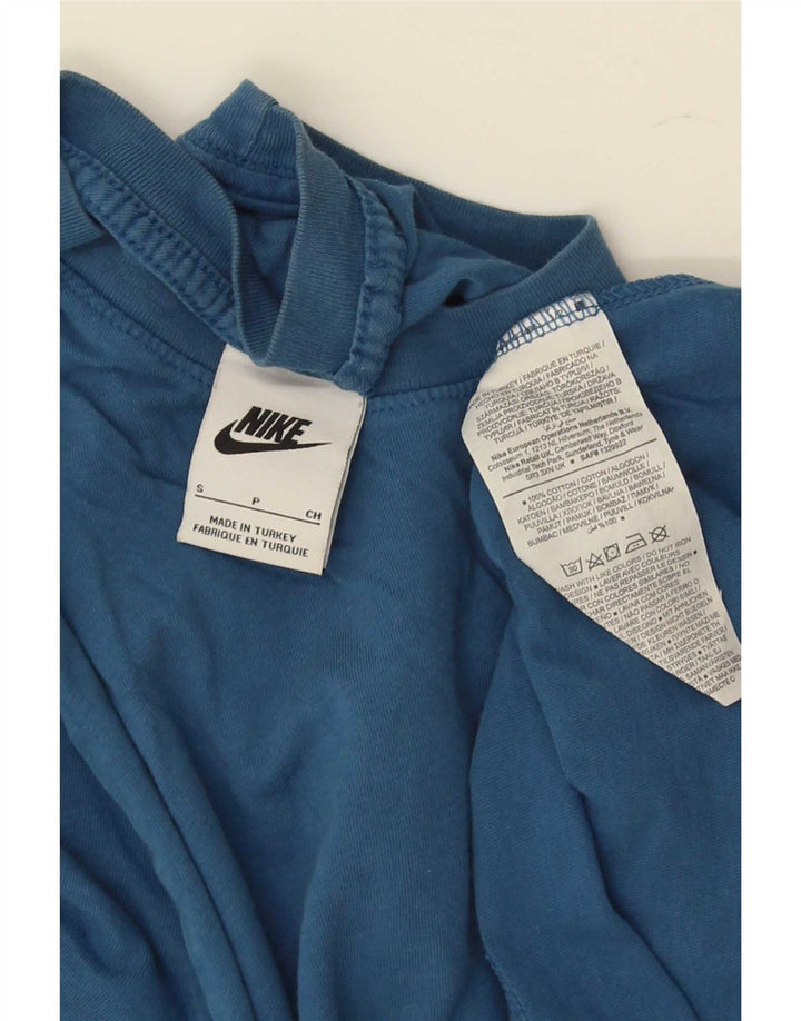 T-shirt męski Nike, mały, niebieski, bawełniany