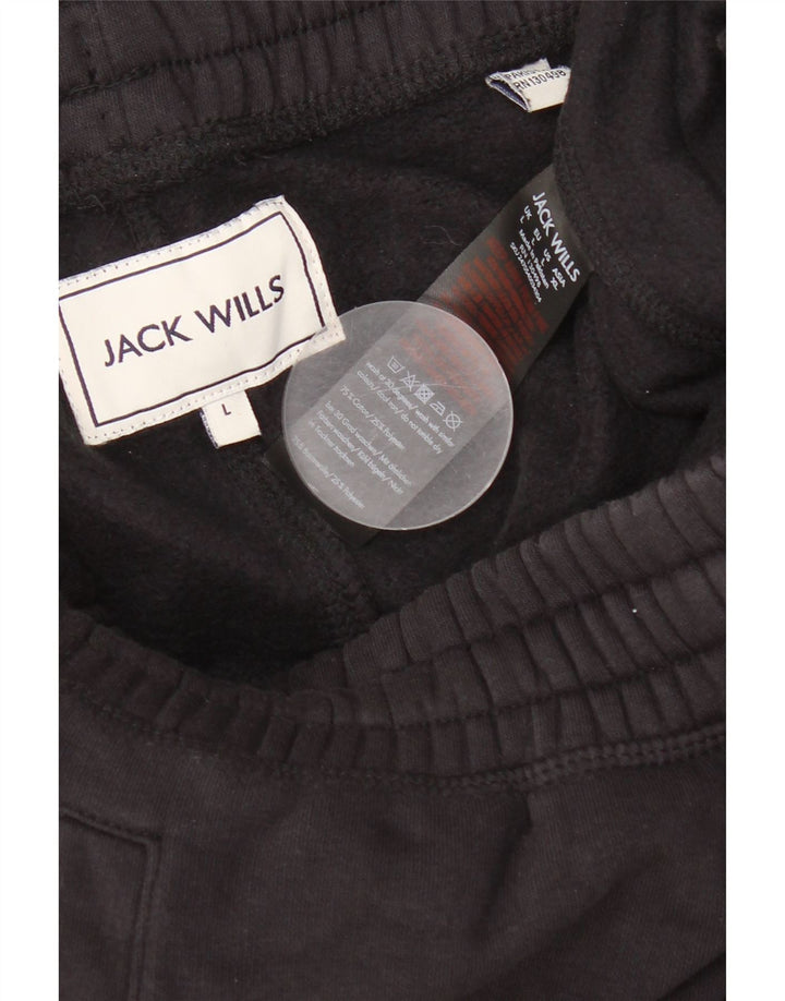 Męskie spodenki sportowe JACK WILLS, duże, czarne, bawełniane