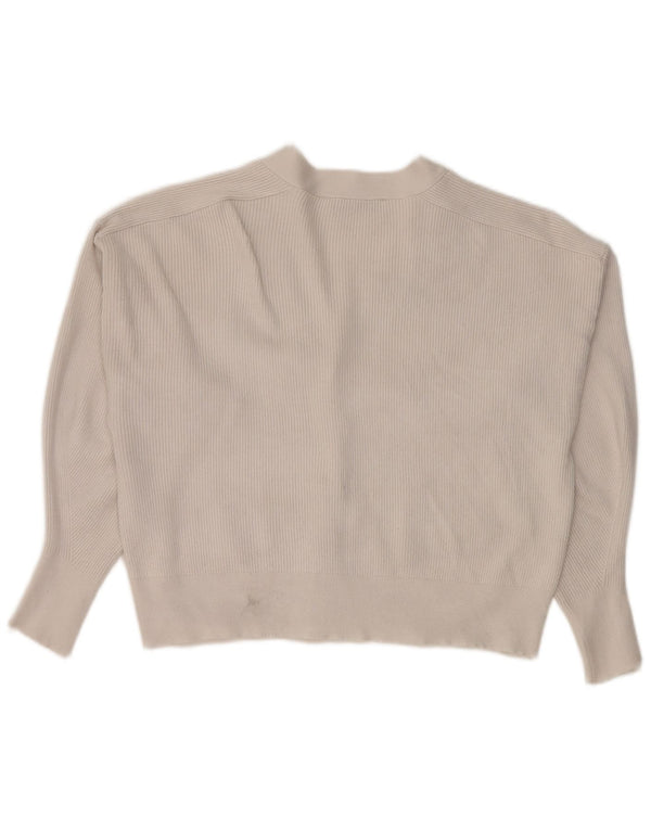 Sweter damski Zara Crop Cardigan UK 14 Średni biały