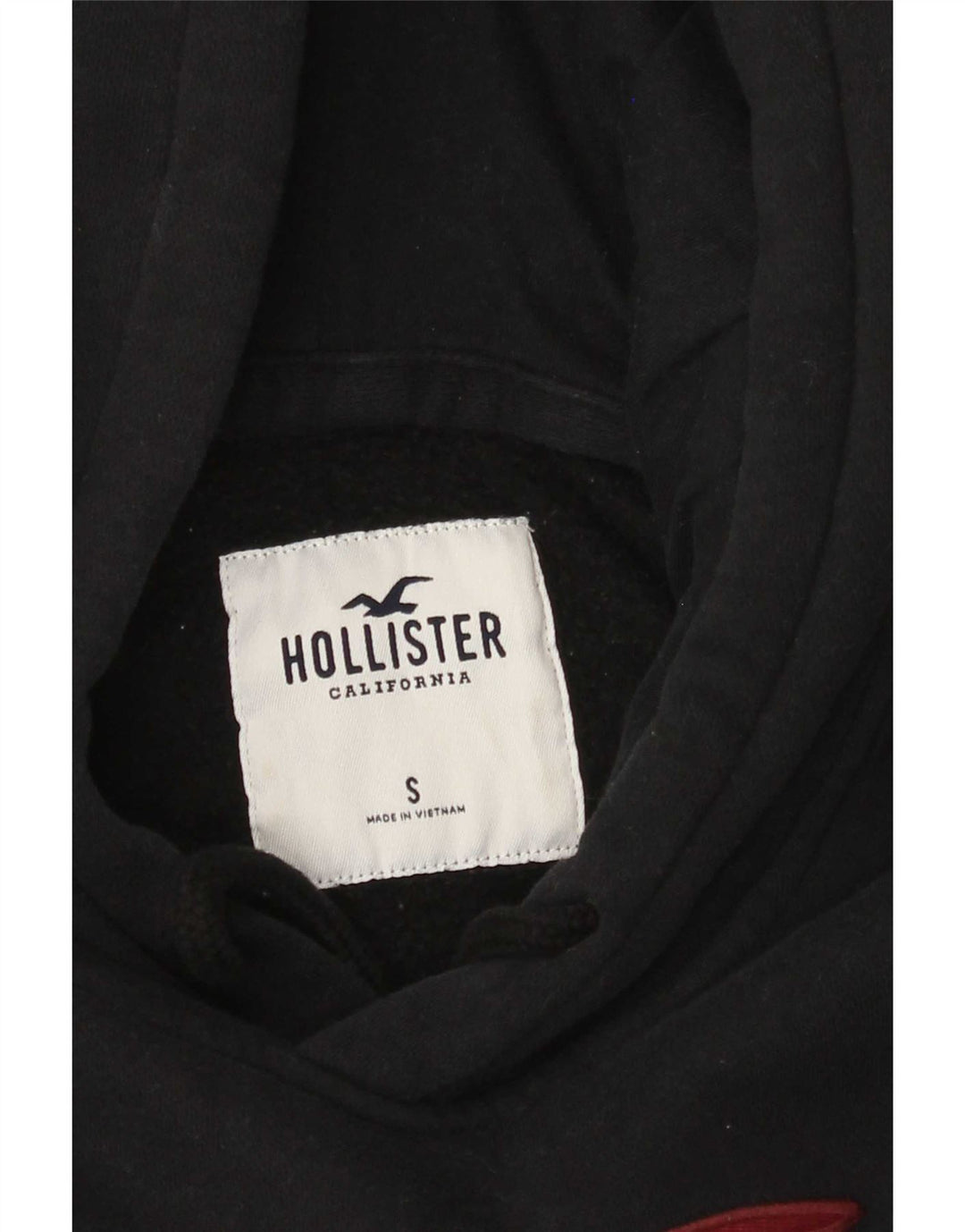 Męski sweter z kapturem Hollister, mały, czarny