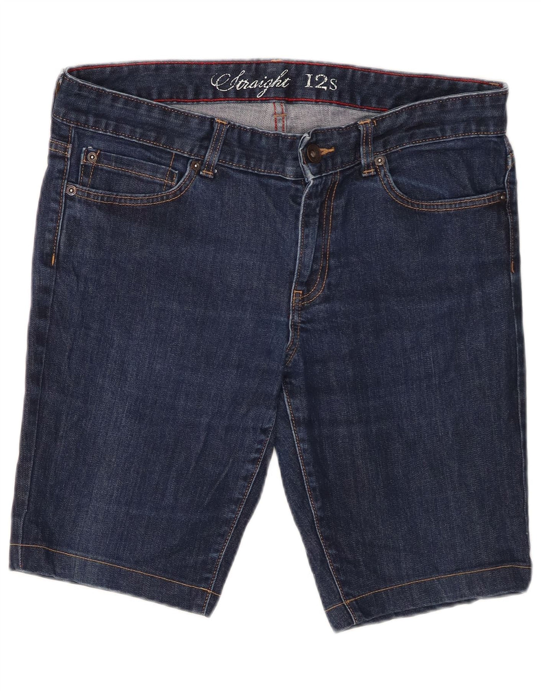 Damskie spodenki jeansowe Tommy Hilfiger US 12 Large W34 granatowe