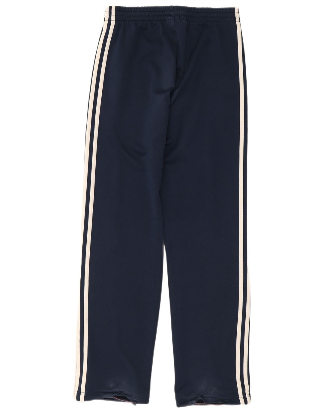 Adidas Męski pełny dres UK 36/38 Mały granatowy poliester z blokami kolorów
