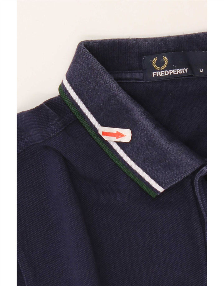 Męska koszulka polo Fred Perry, średnia, granatowa, bawełniana