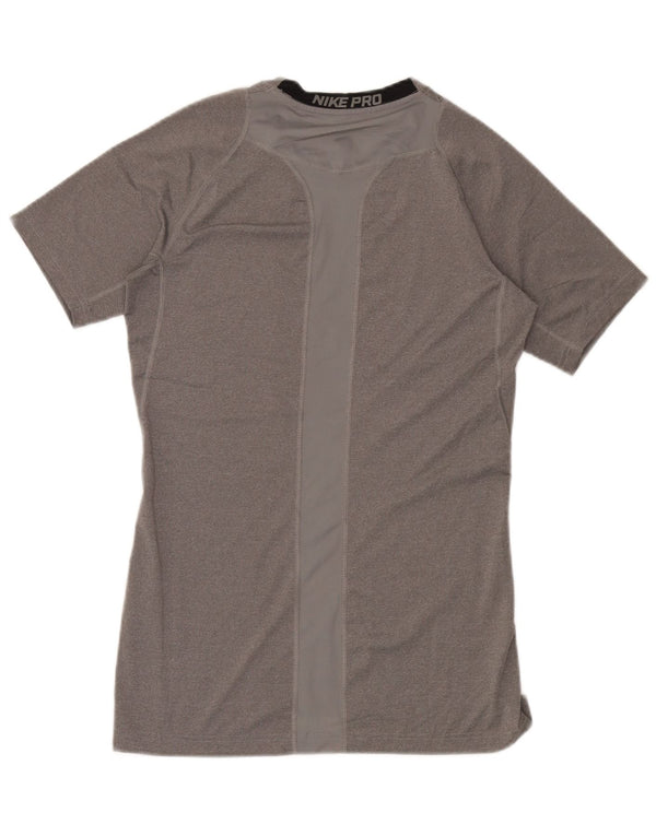Męski T-shirt Nike Dri Fit, duży, szary, poliestrowy
