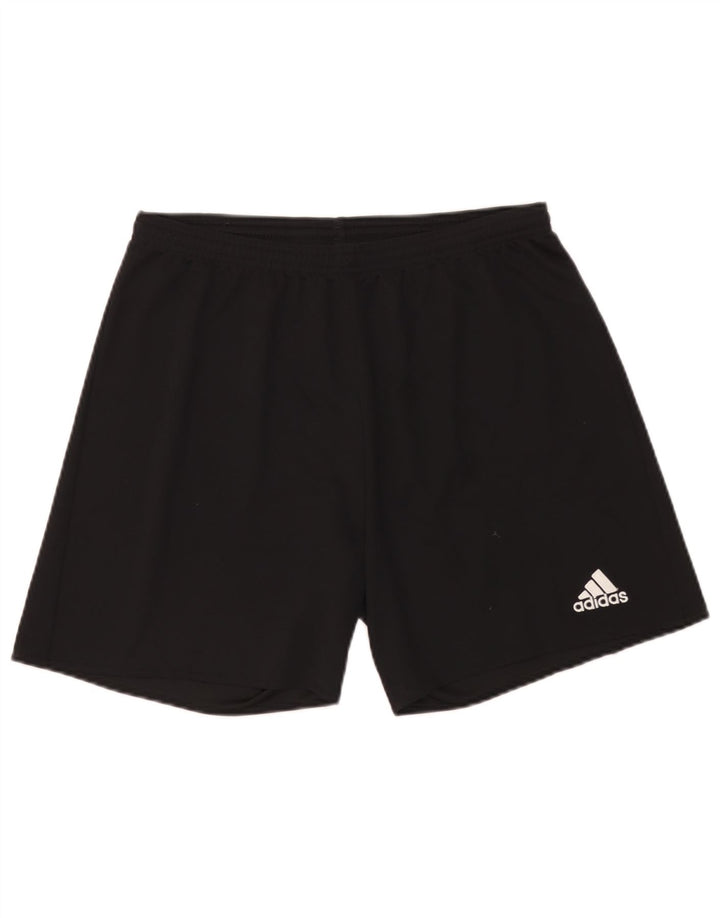 Męskie spodenki sportowe Adidas Climalite, duże, czarne, poliestrowe