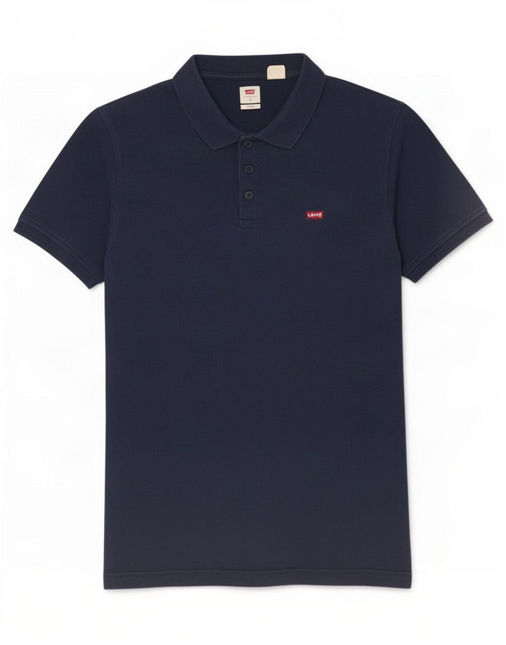Męska standardowa koszulka polo Levi's, średnia, granatowa, bawełniana
