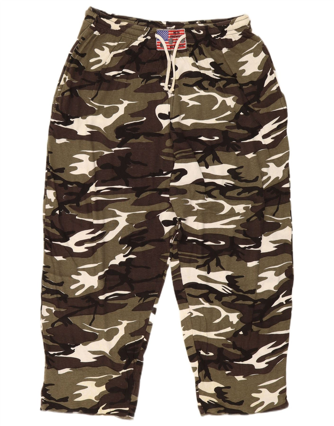 Męskie spodnie dresowe VINTAGE 2XL Zielony kamuflaż