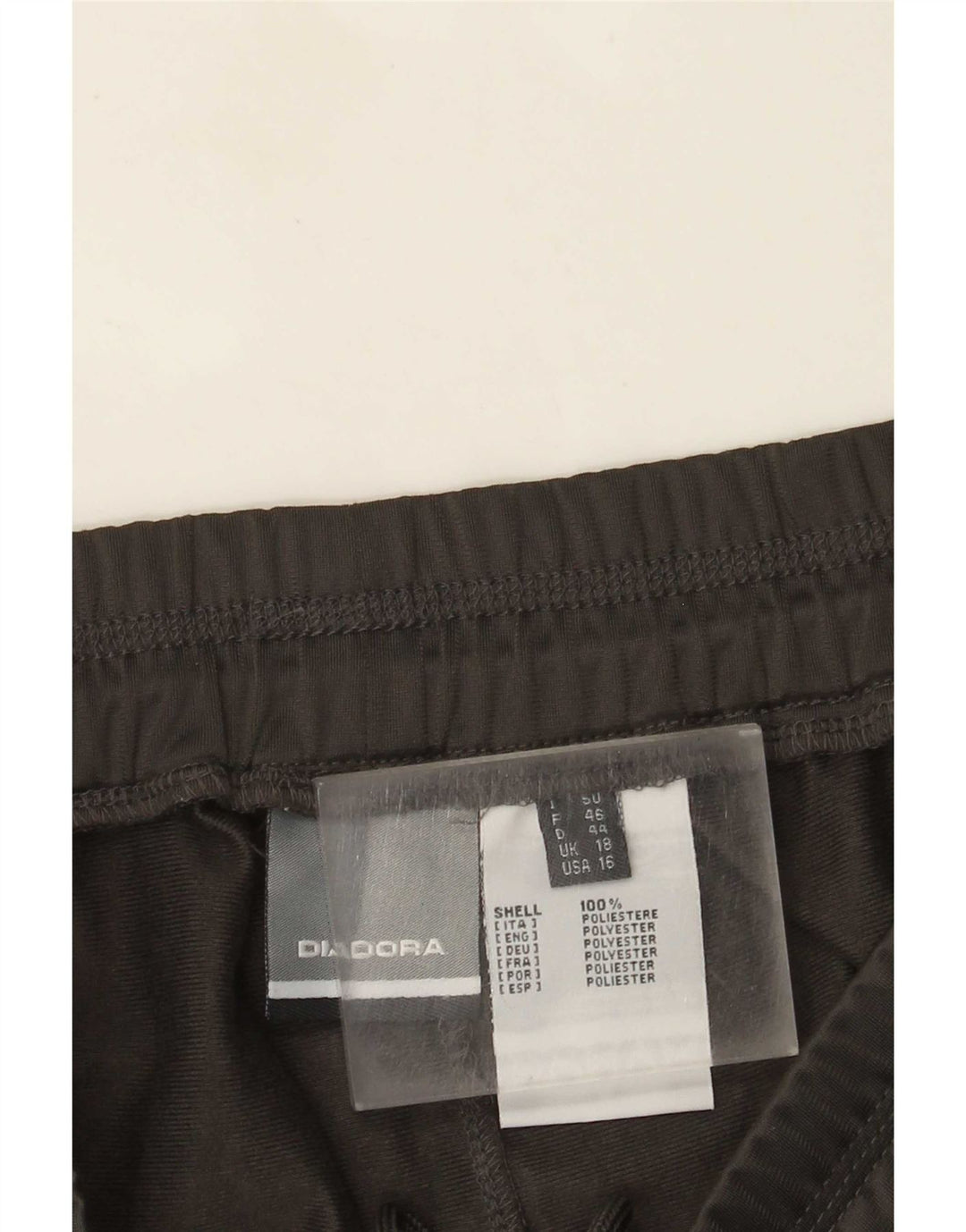 Damskie spodnie dresowe Diadora UK 18 XL Szary poliester
