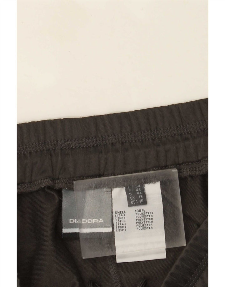 Damskie spodnie dresowe Diadora UK 18 XL Szary poliester