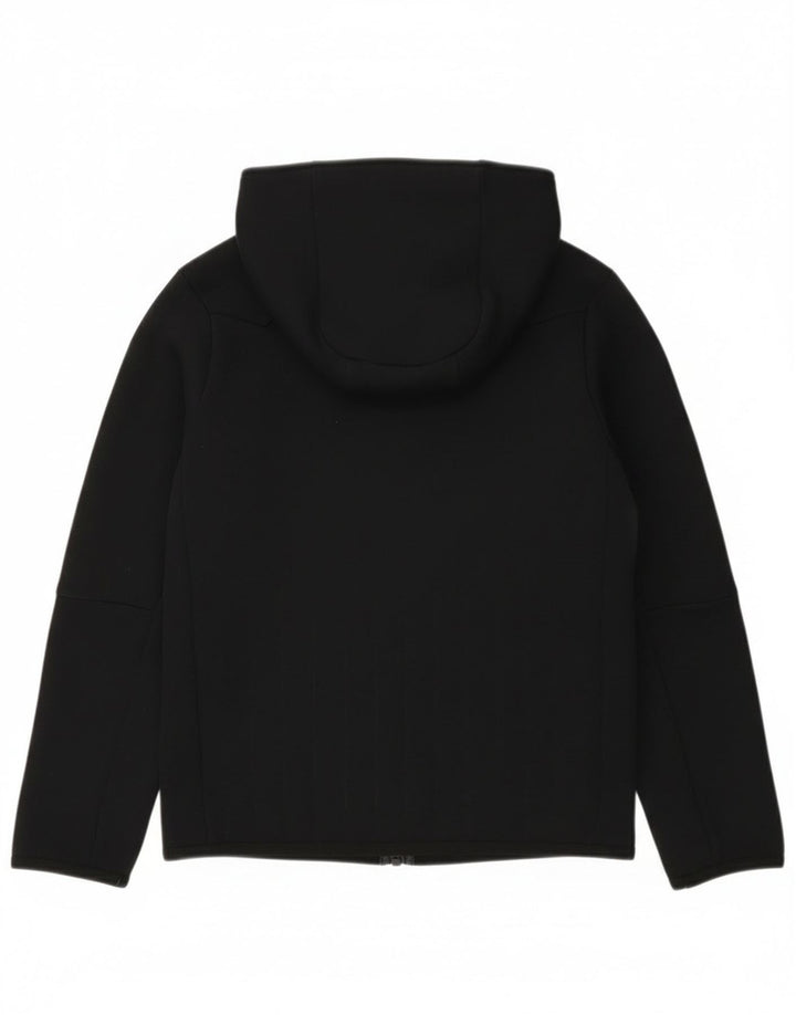 Chłopięcy sweter z kapturem i zamkiem Nike, 10-11 lat, średni czarny, bawełniany