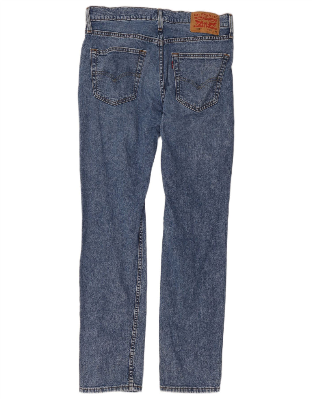 Męskie jeansy Levi's 511 Slim W32 L32 Niebieska bawełna