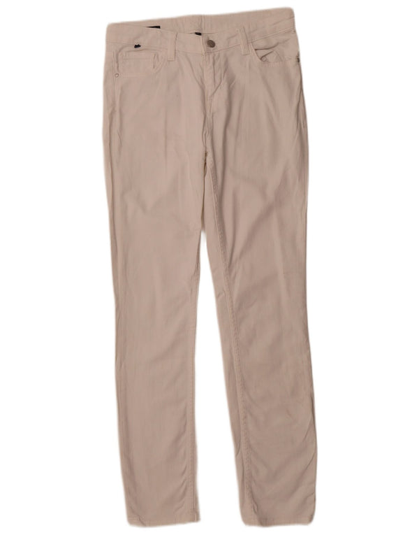 CREW CLOTHING Damskie spodnie typu casual UK 12 Medium W30 L29 Białe