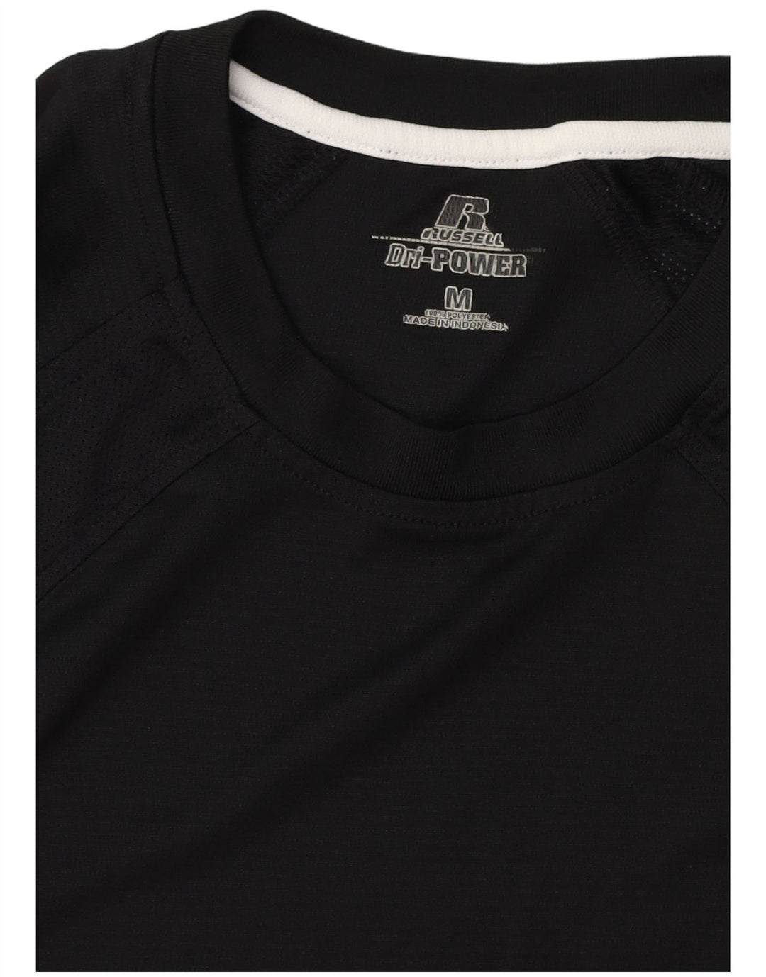 T-shirt męski RUSSELL ATHLETIC Top, średni czarny poliester